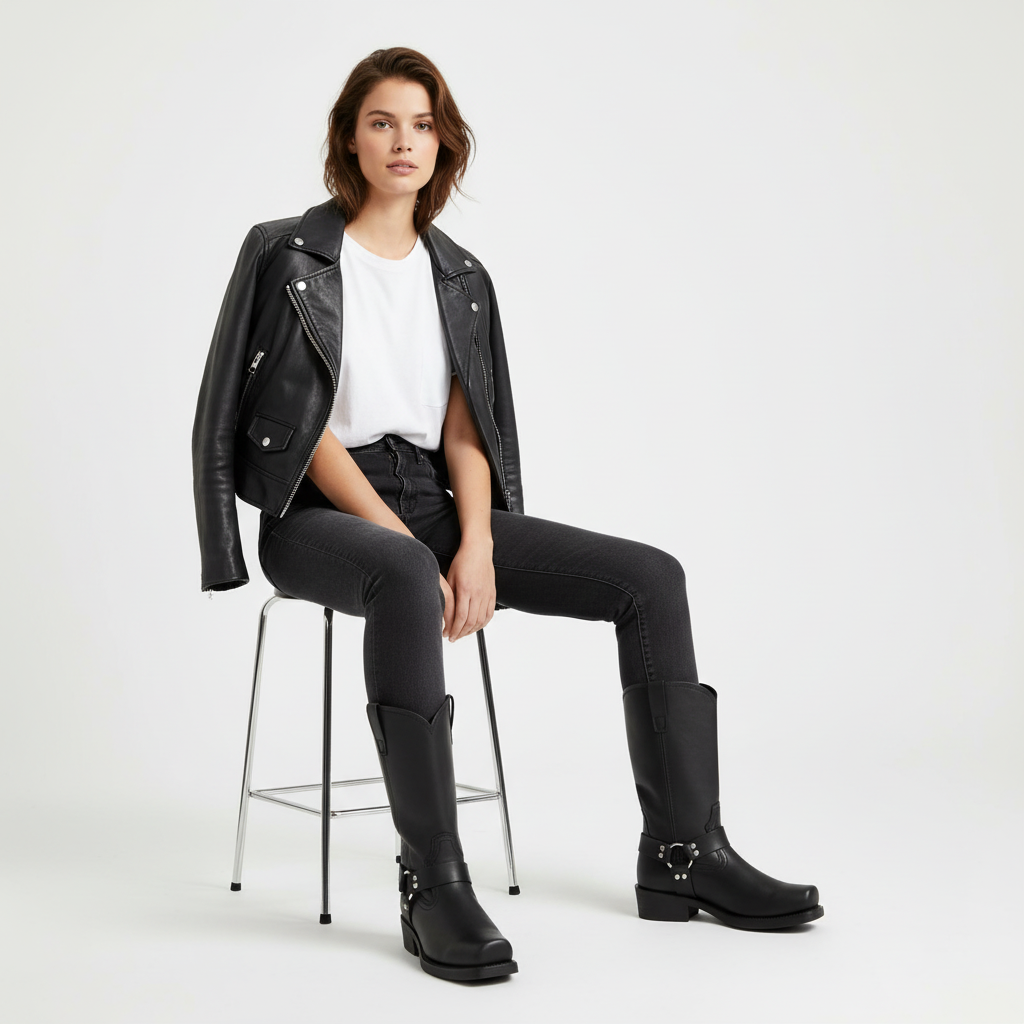 Comfortabele dameslaars met brede schacht