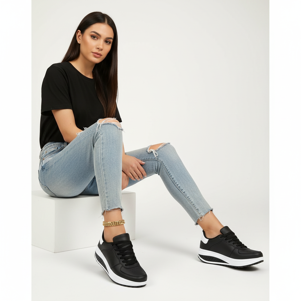 Comfortabele dames sneaker