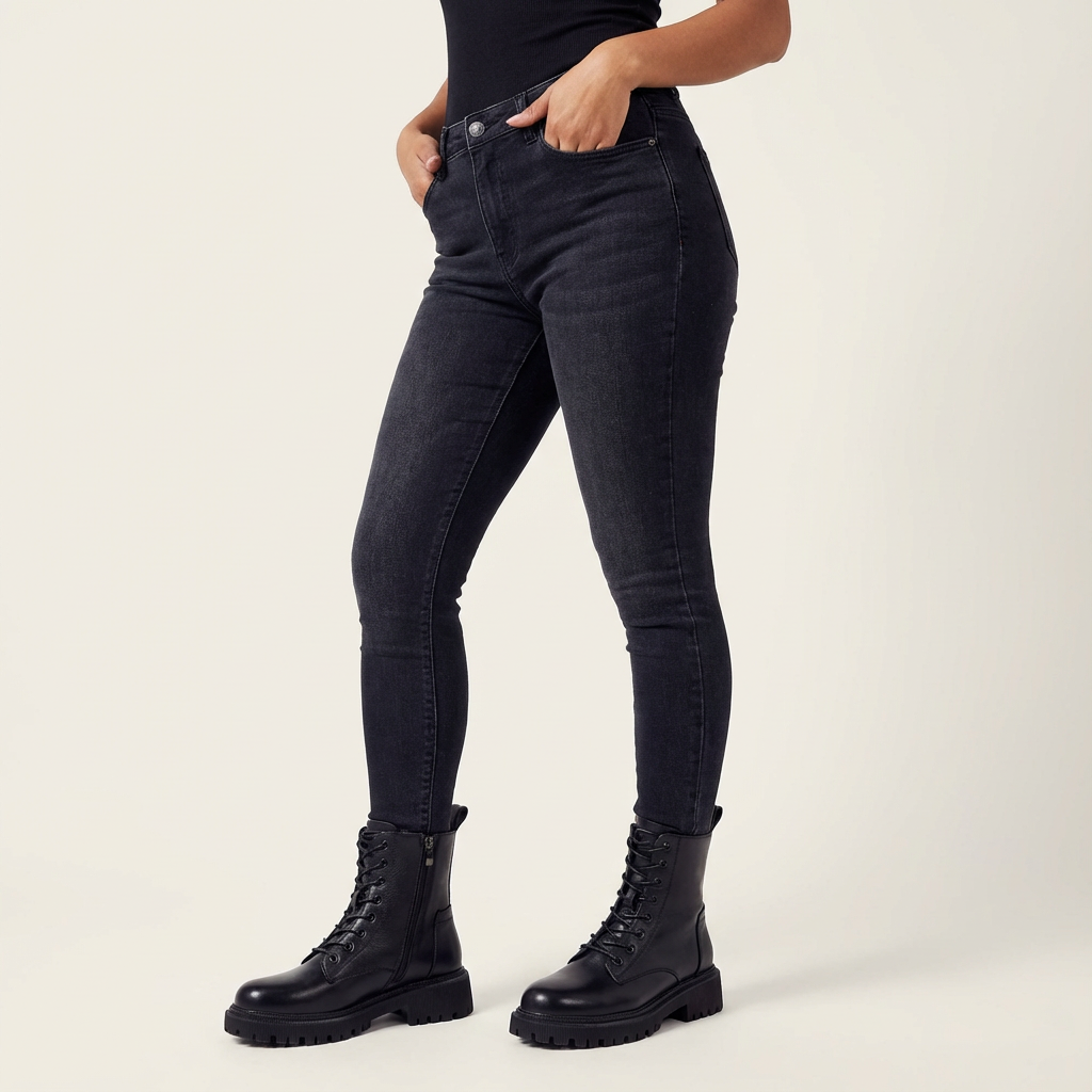 Comfortabele gevoerde winterlaarzen dames met antislip zool