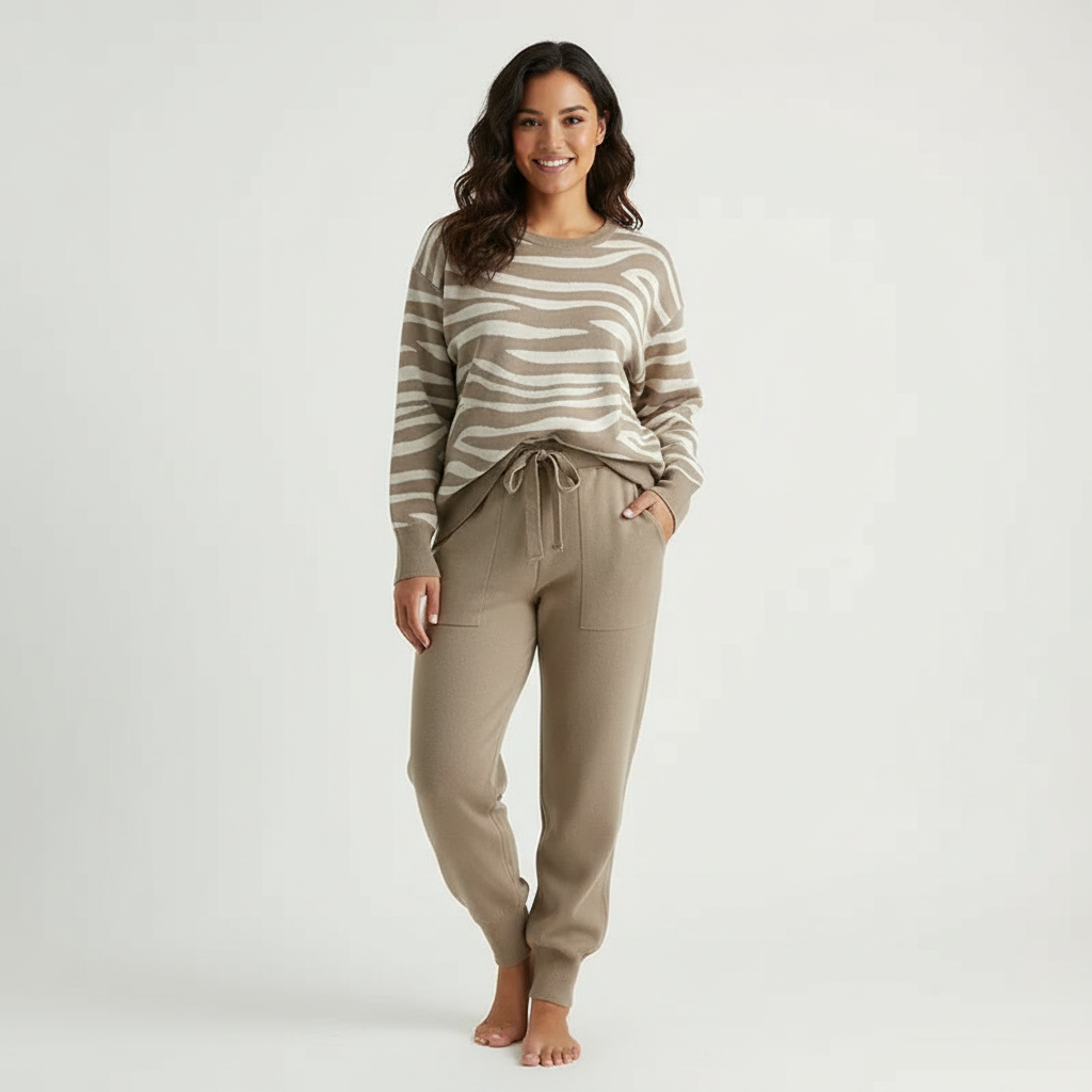 Comfortabele loungewear set dames – Savannah
