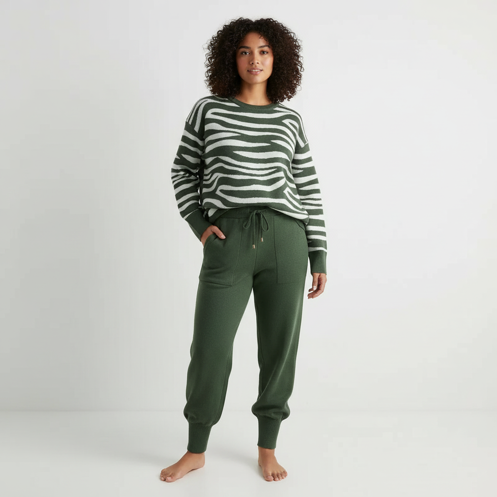 Comfortabele loungewear set dames – Savannah