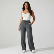 Comfortabele straight-leg dames yoga broek – Motive