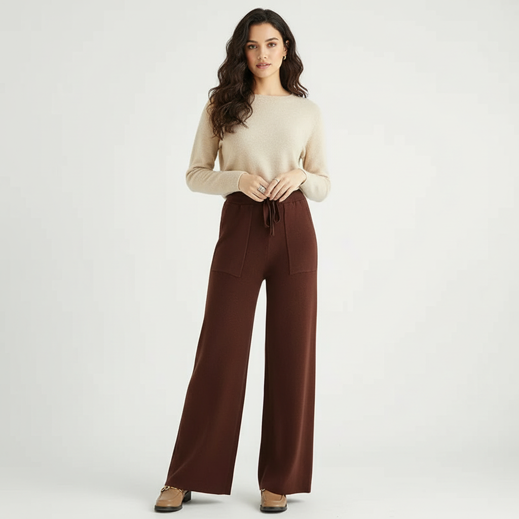 Comfortabele wide-leg dames pantalon – Solène