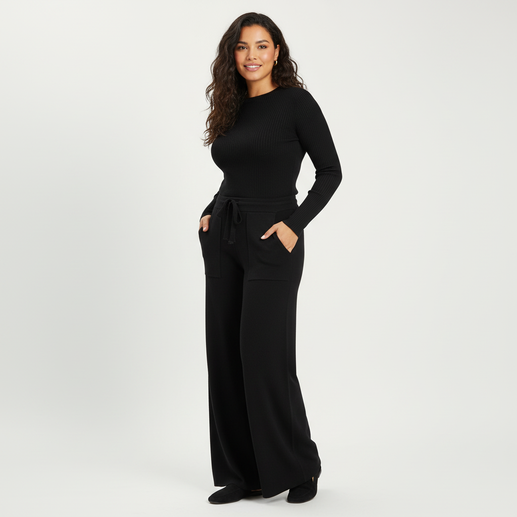 Comfortabele wide-leg dames pantalon – Solène