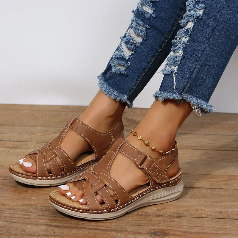Comfortsandalen met klittenbandsluiting - Eva