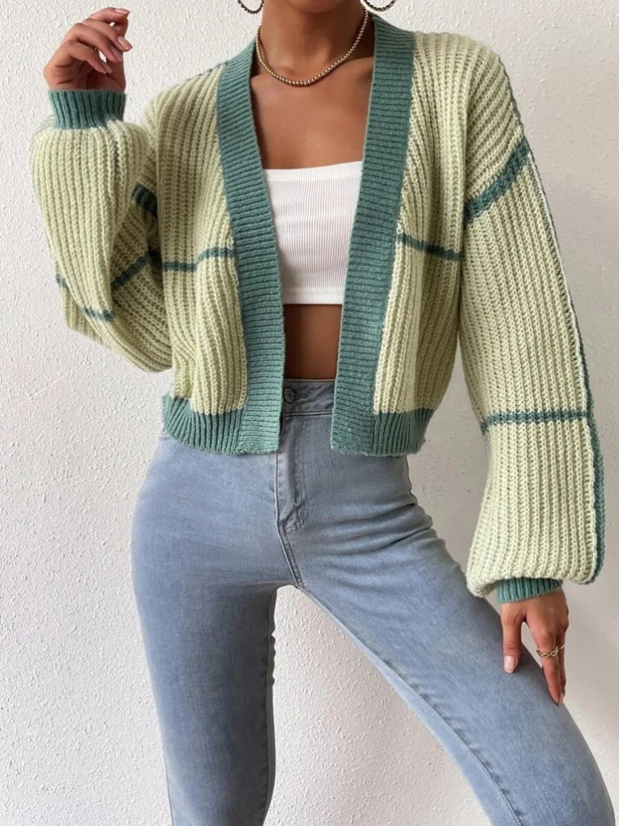 Comfy cropped cardigan – Livia