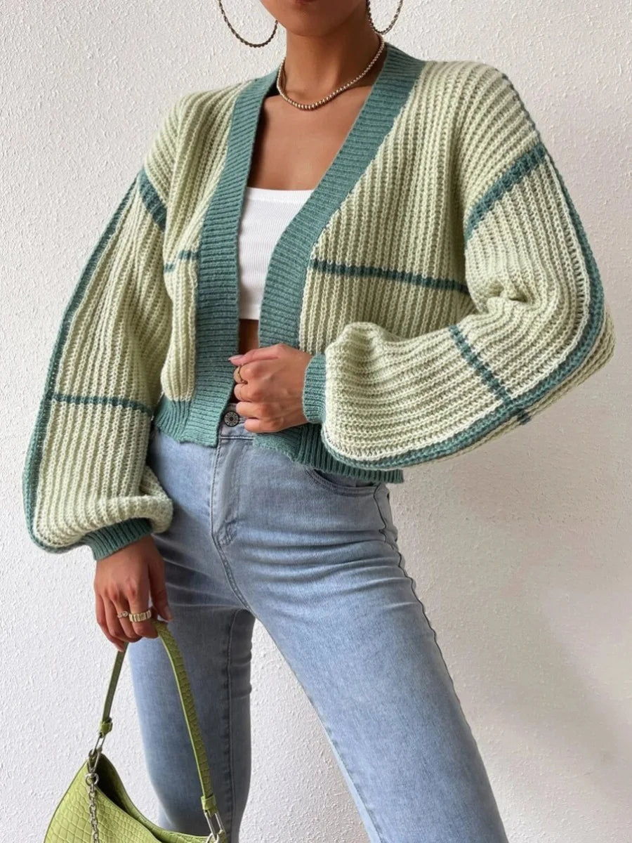 Comfy cropped cardigan – Livia