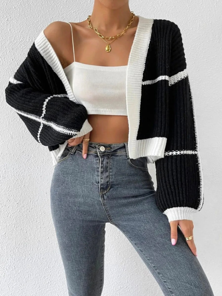 Comfy cropped cardigan – Livia