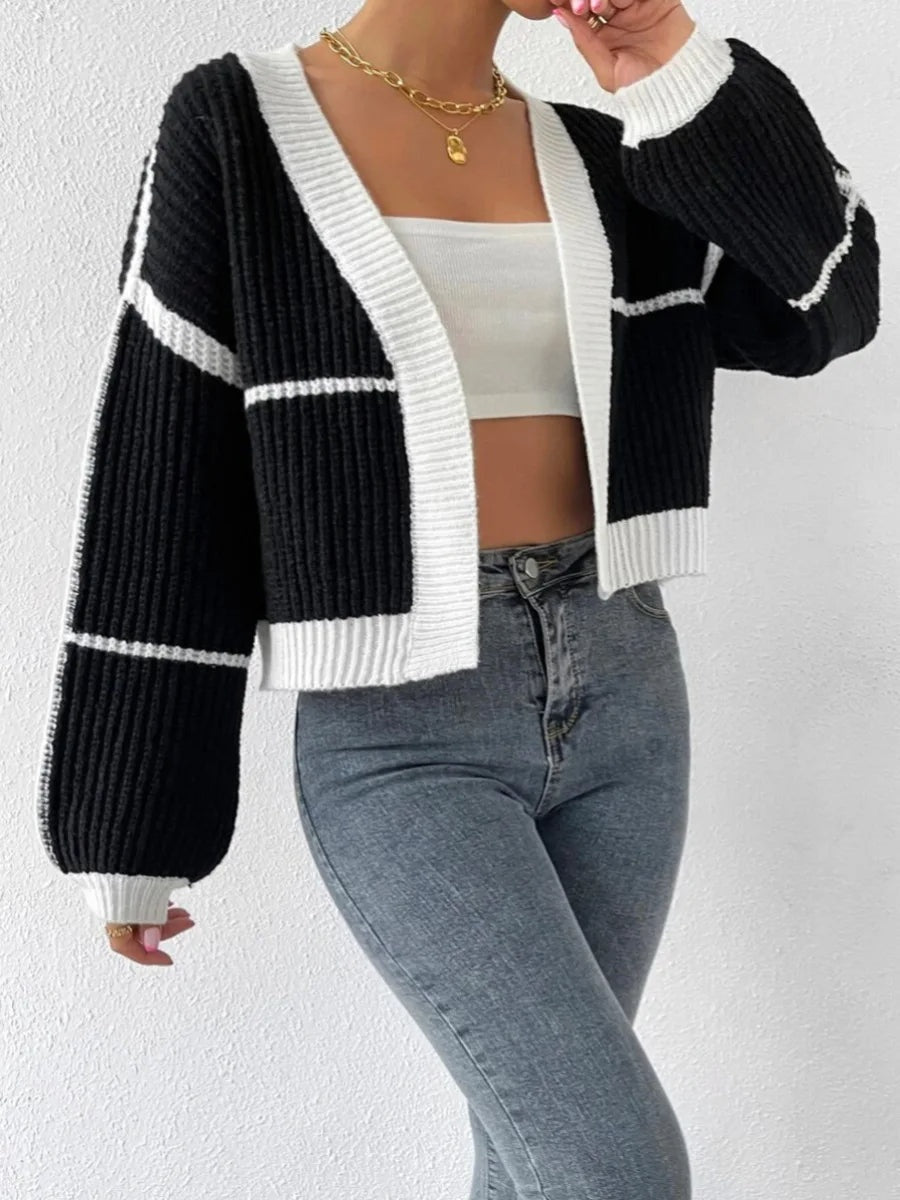 Comfy cropped cardigan – Livia