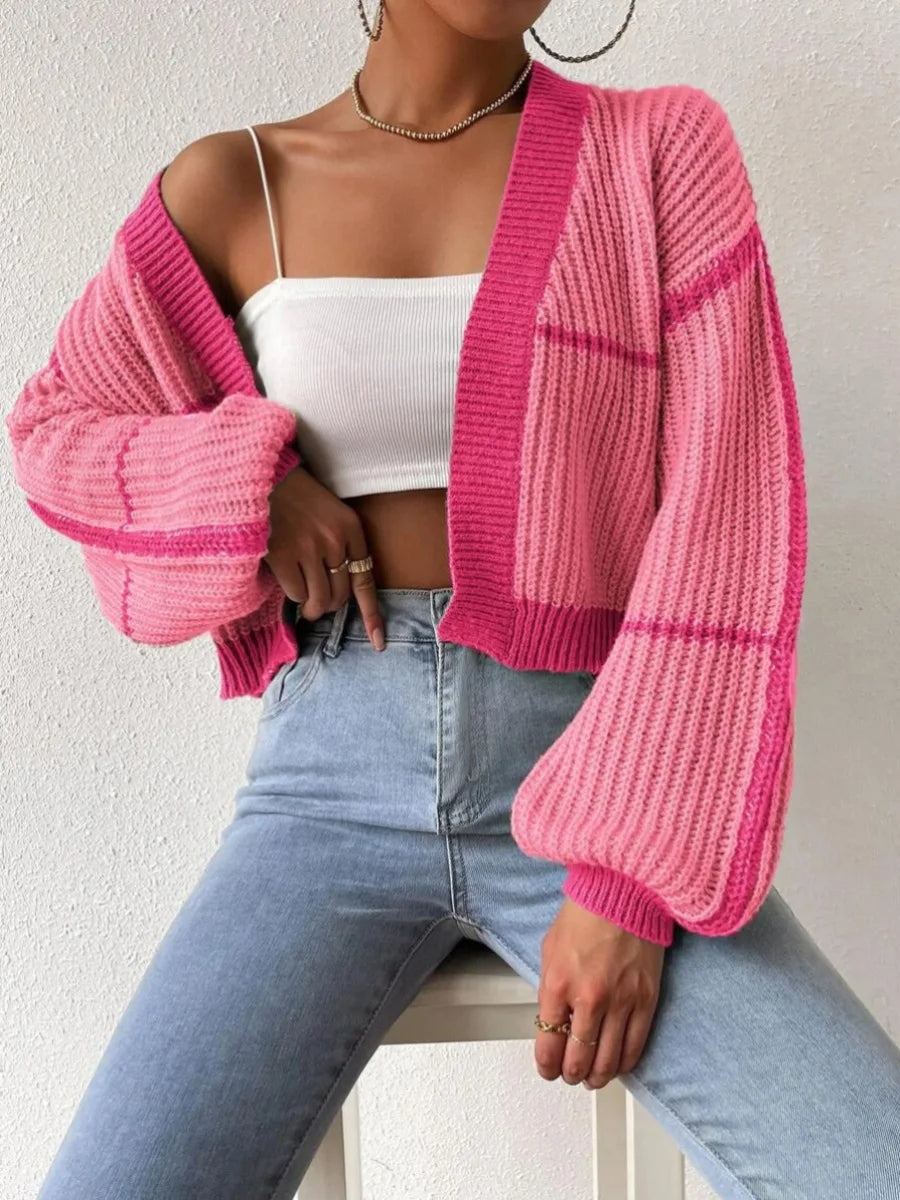 Comfy cropped cardigan – Livia