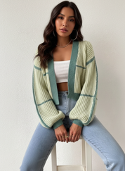 Comfy cropped cardigan – Livia