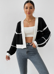 Comfy cropped cardigan – Livia