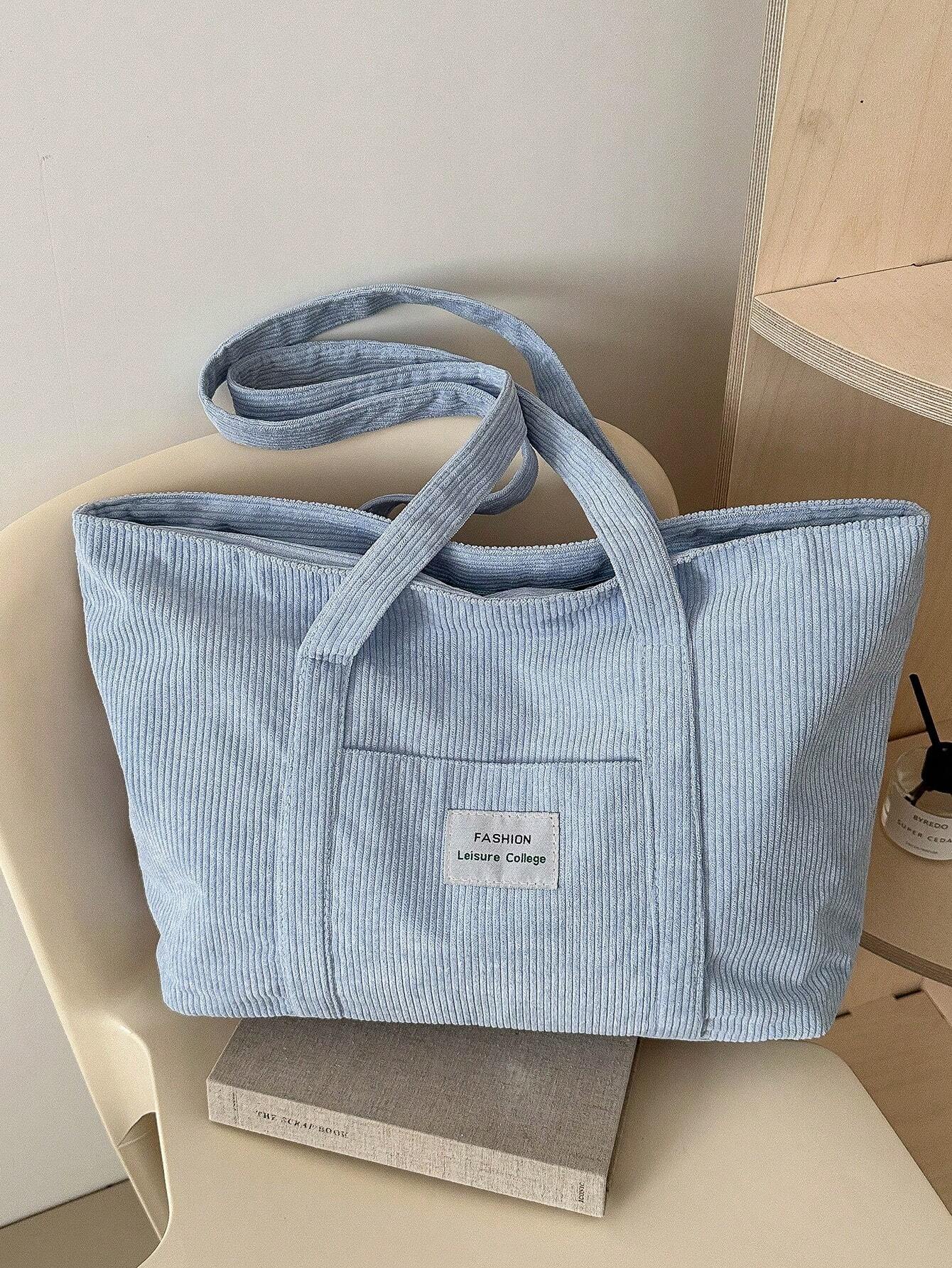 Corduroy shopper tas - Nora