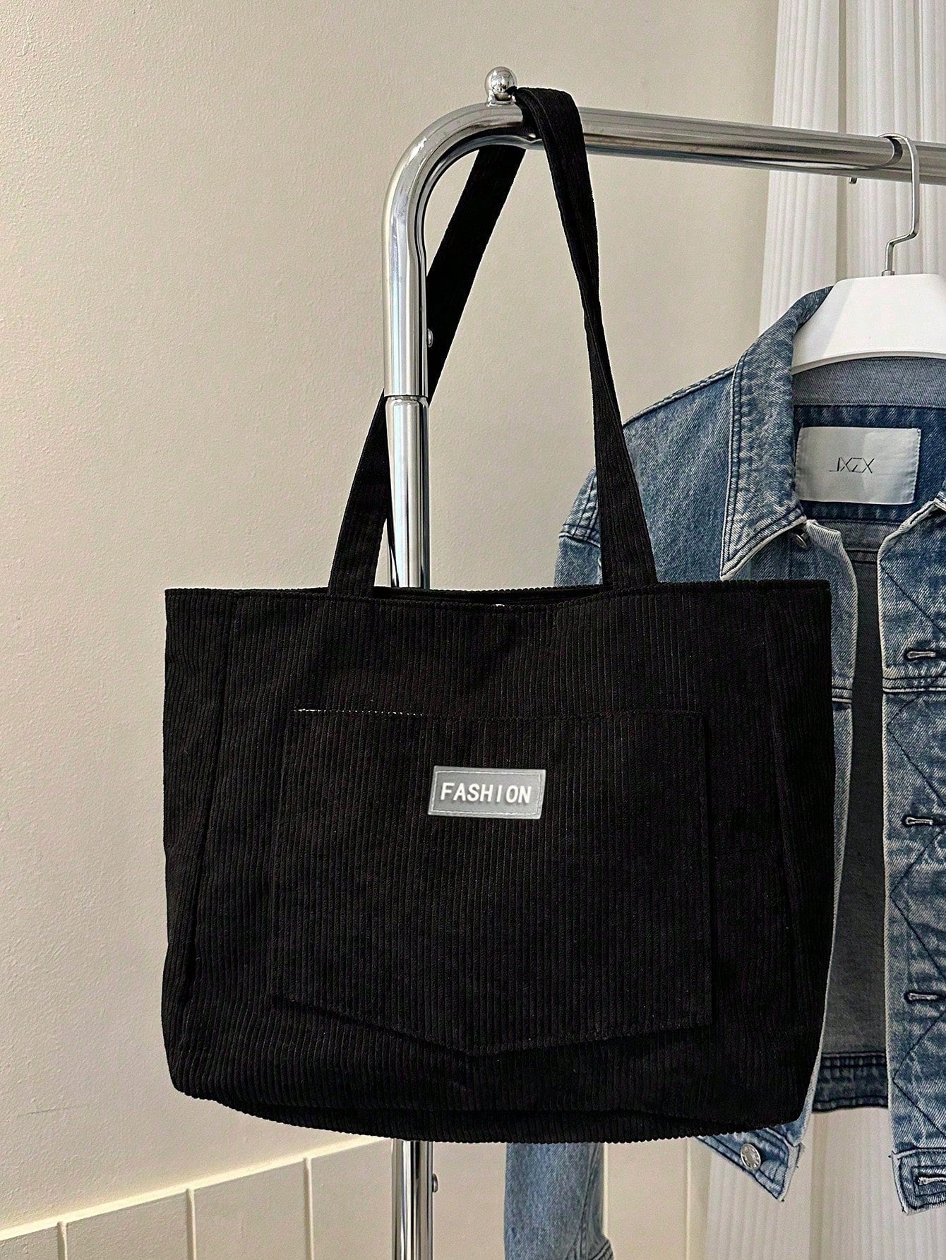 Corduroy shopper tas - Nora