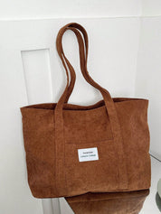Corduroy shopper tas - Nora
