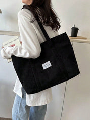 Corduroy shopper tas - Nora