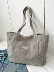Corduroy shopper tas - Nora
