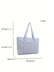 Corduroy shopper tas - Nora