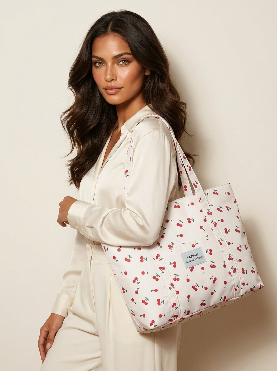 Corduroy shopper tas - Nora