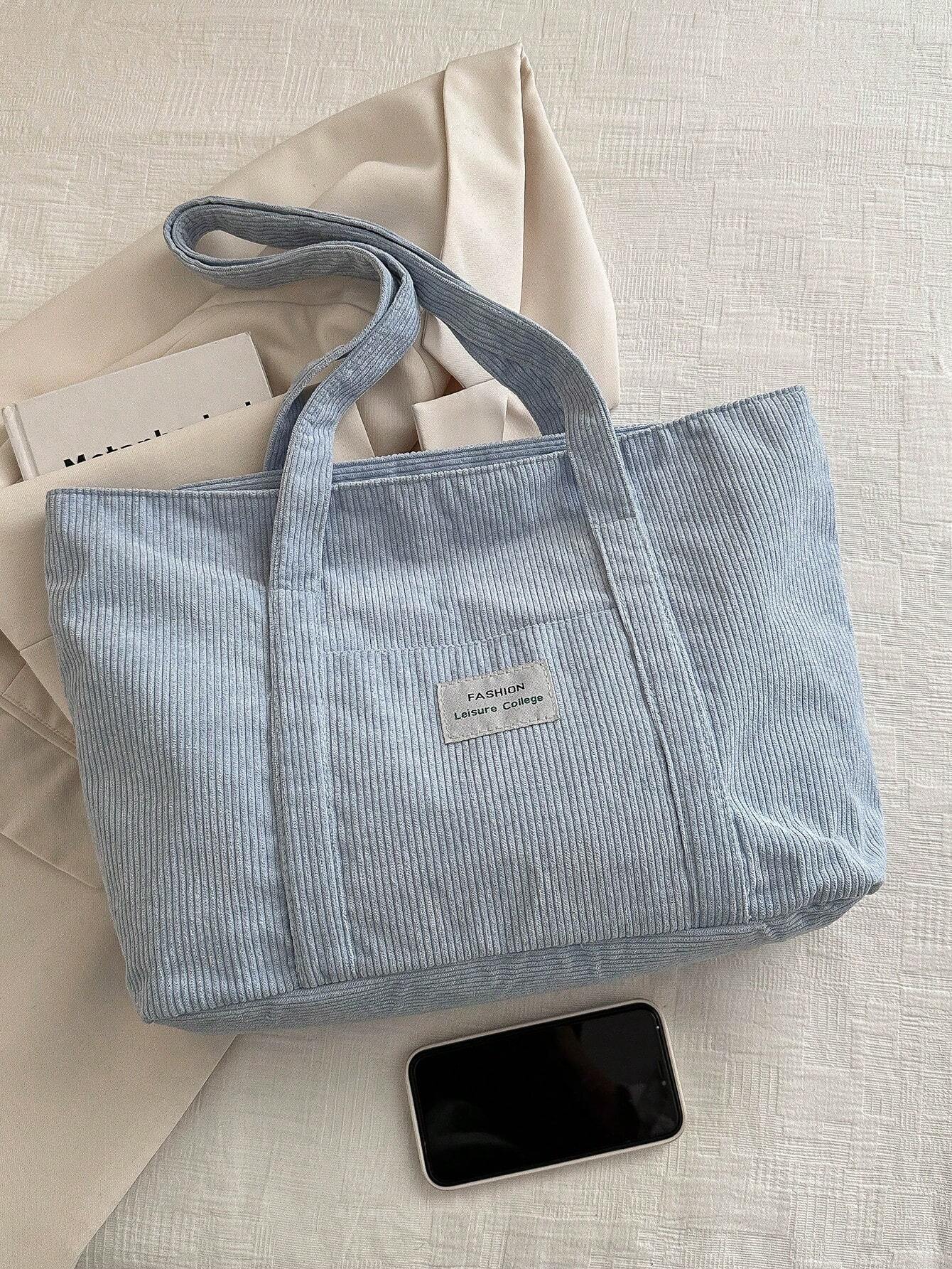 Corduroy shopper tas - Nora