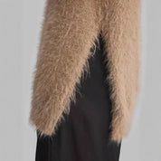 Cozy dames colvest met luxe uitstraling