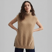 Cozy dames colvest met luxe uitstraling