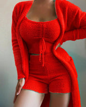 Cozy driedelige loungewear set