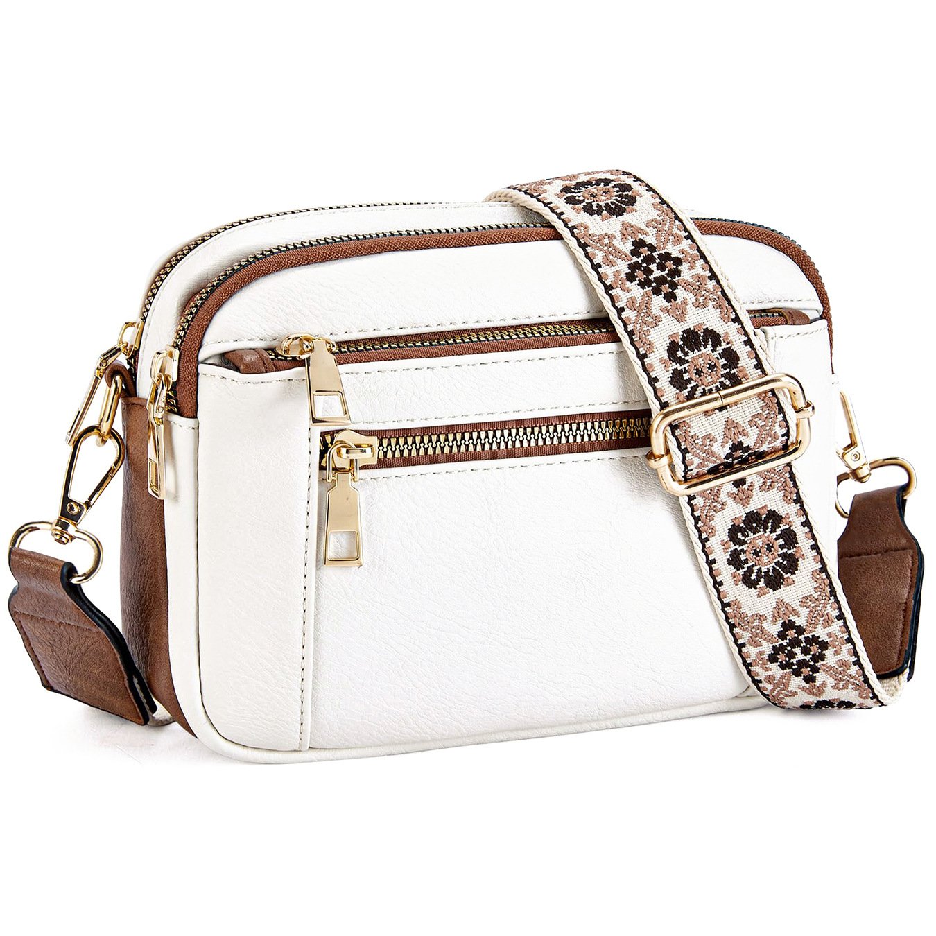 Crossbody tas met sierband - Olivia