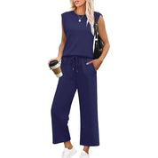 Stylish wide-leg trouser set - Ava