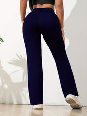 Comfortable high-waisted flared trousers - Nora