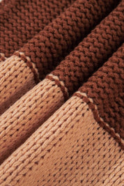 Dames Gebreide Trui – Gestreept Design met Ronde Hals S - AIDA LENA