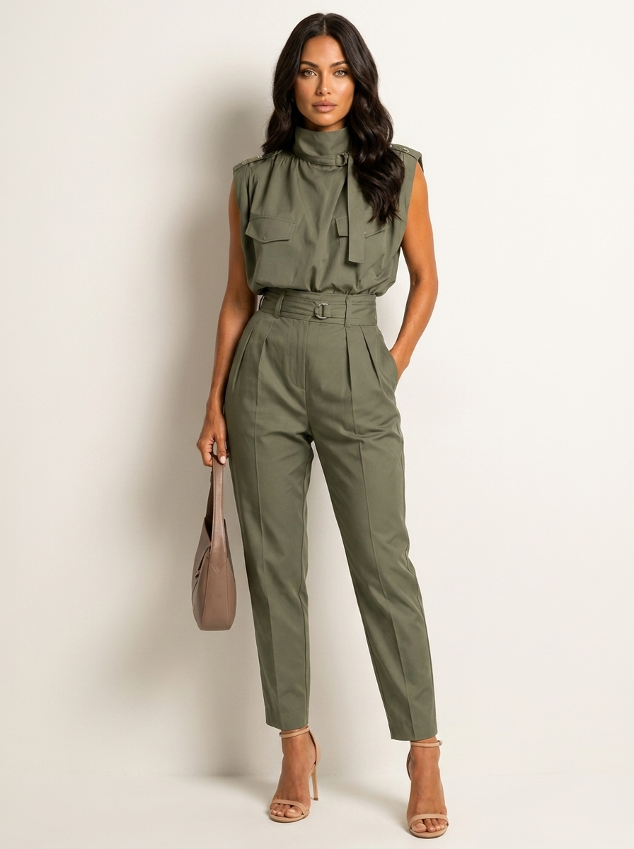 Elegant utility jumpsuit - Victoria