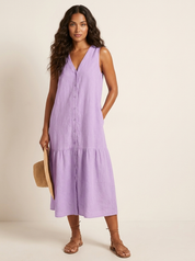 Airy beach dress with timeless charm - Sophie