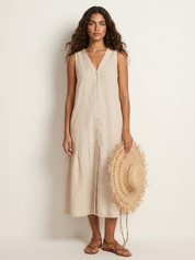 Airy beach dress with timeless charm - Sophie