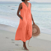 Airy beach dress with timeless charm - Sophie