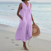 Airy beach dress with timeless charm - Sophie