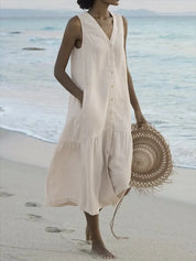 Airy beach dress with timeless charm - Sophie
