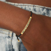 Dames Tekstarmband – Verstelbare Armband met Inspirerende Tekst