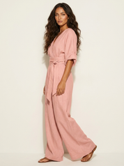 Elegant wide-leg jumpsuit - Valentina