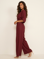Elegant wide-leg jumpsuit - Valentina