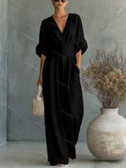Elegant wide-leg jumpsuit - Valentina