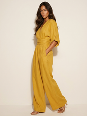Elegant wide-leg jumpsuit - Valentina
