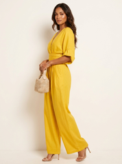 Elegant wide-leg jumpsuit - Isabella