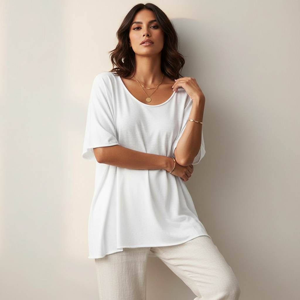 comfortabele en luchtige damestop voor een casual, stijlvolle look.