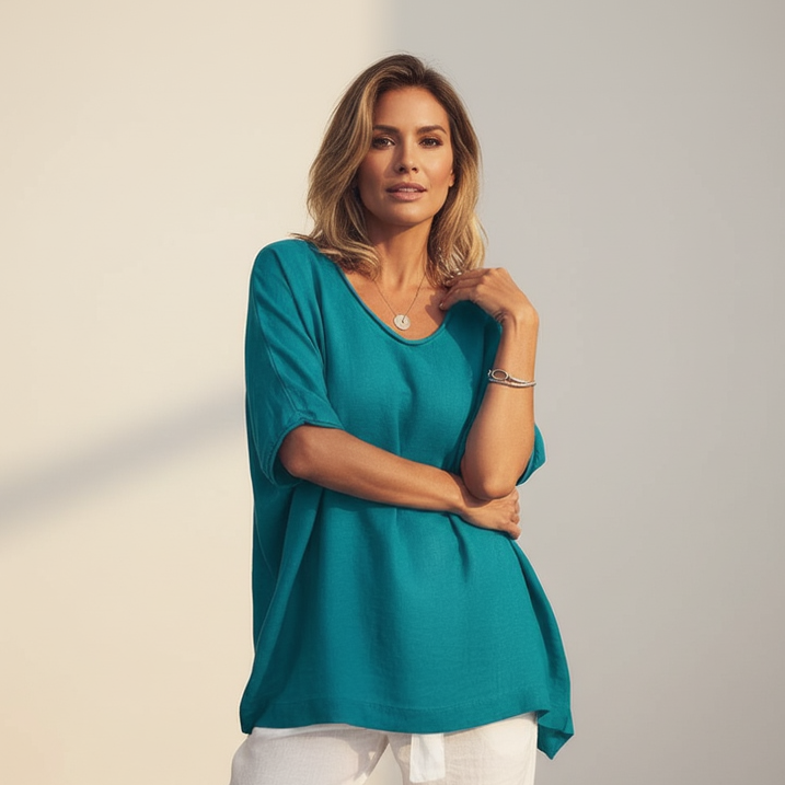 comfortabele en luchtige damestop voor een casual, stijlvolle look.