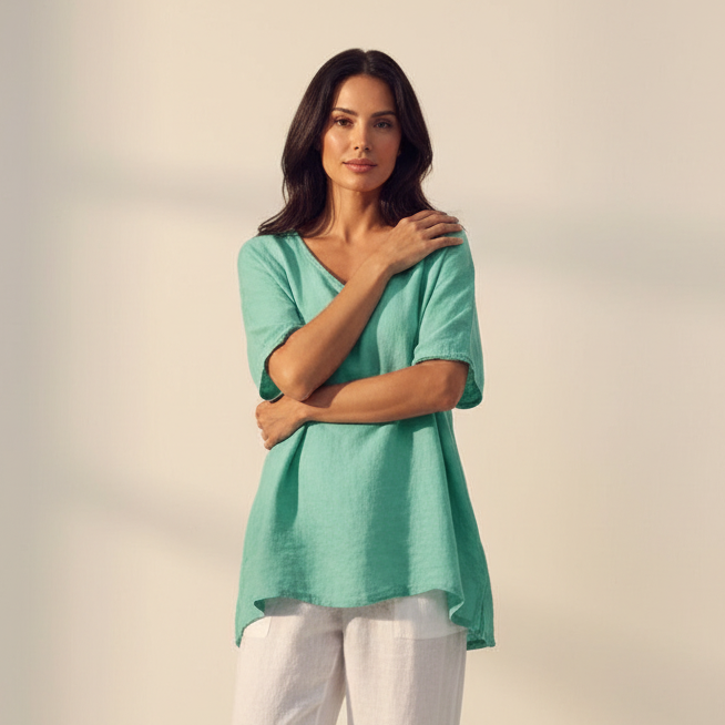 comfortabele en luchtige damestop voor een casual, stijlvolle look.