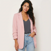 Dames blazer met gestructureerde pasvorm