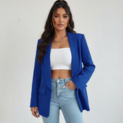 Dames blazer met getailleerde pasvorm - Solène