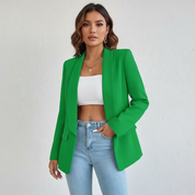 Dames blazer met getailleerde pasvorm - Solène