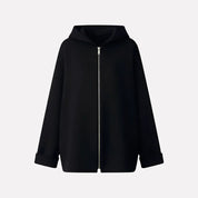 Dames vest met rits en rechte pasvorm